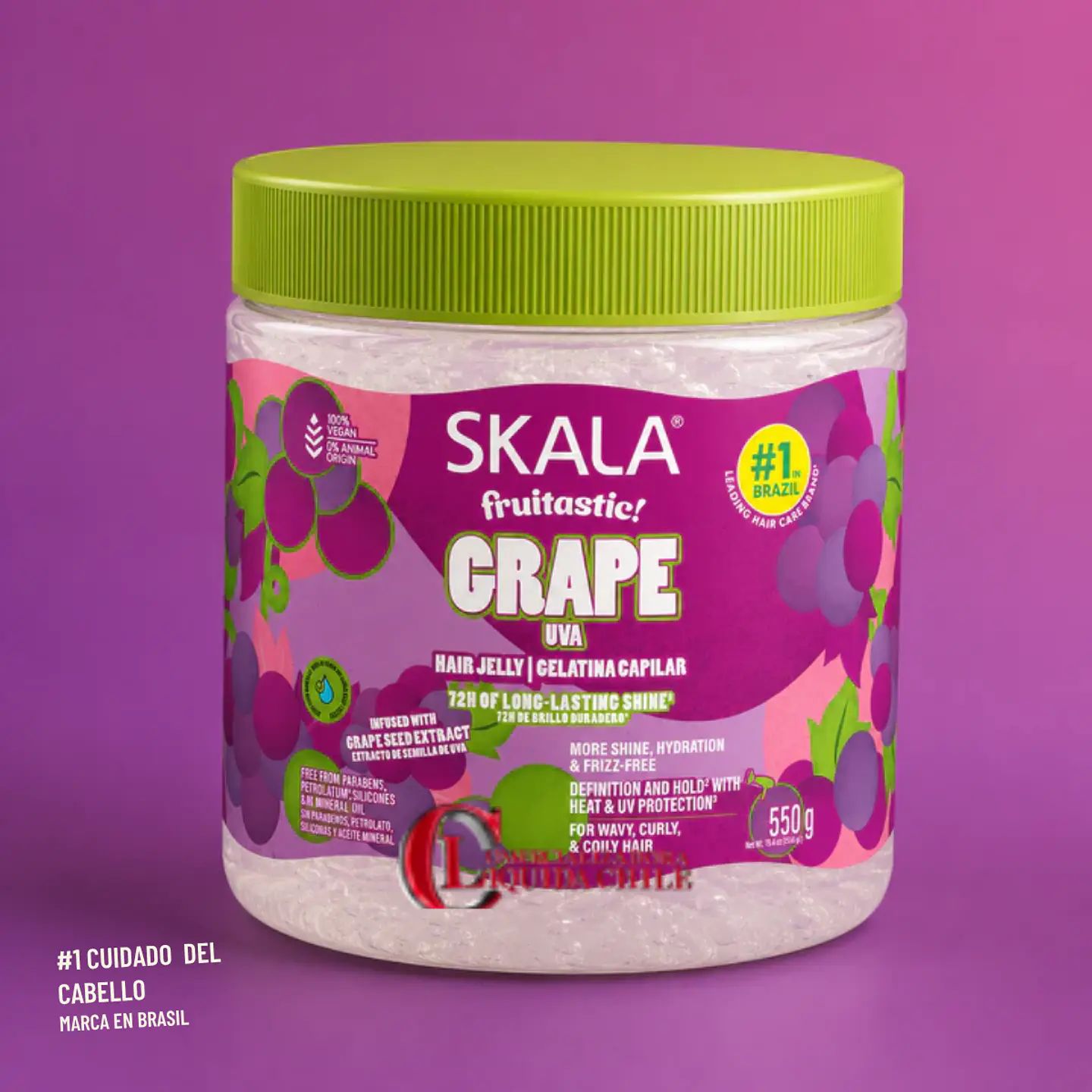 Gelatina capilar Skala  uva, brillo durante 72 horas 2