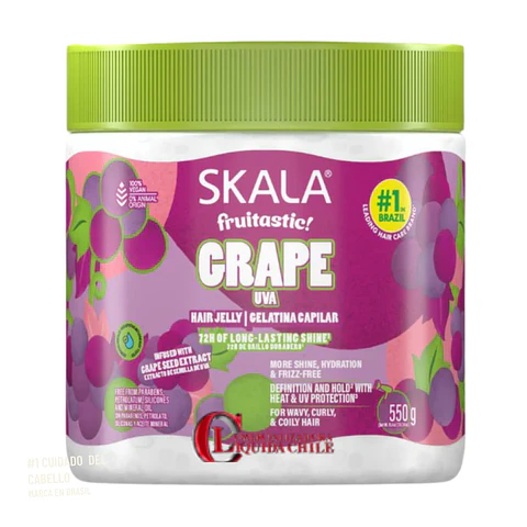 Gelatina capilar Skala  uva, brillo durante 72 horas