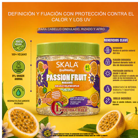 Gelatina capilar voluminizadora Skala Maracuja