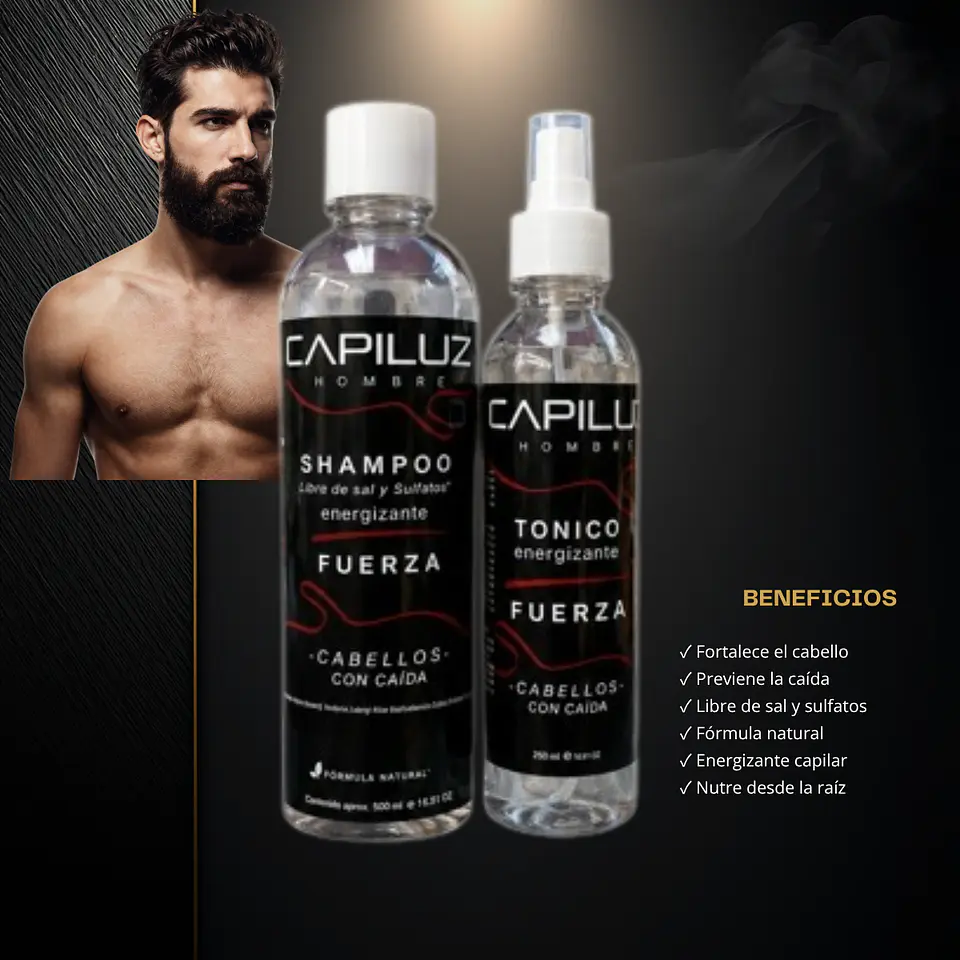 Pack Cuidado Capilar  Anticaida Para Hombres. 2