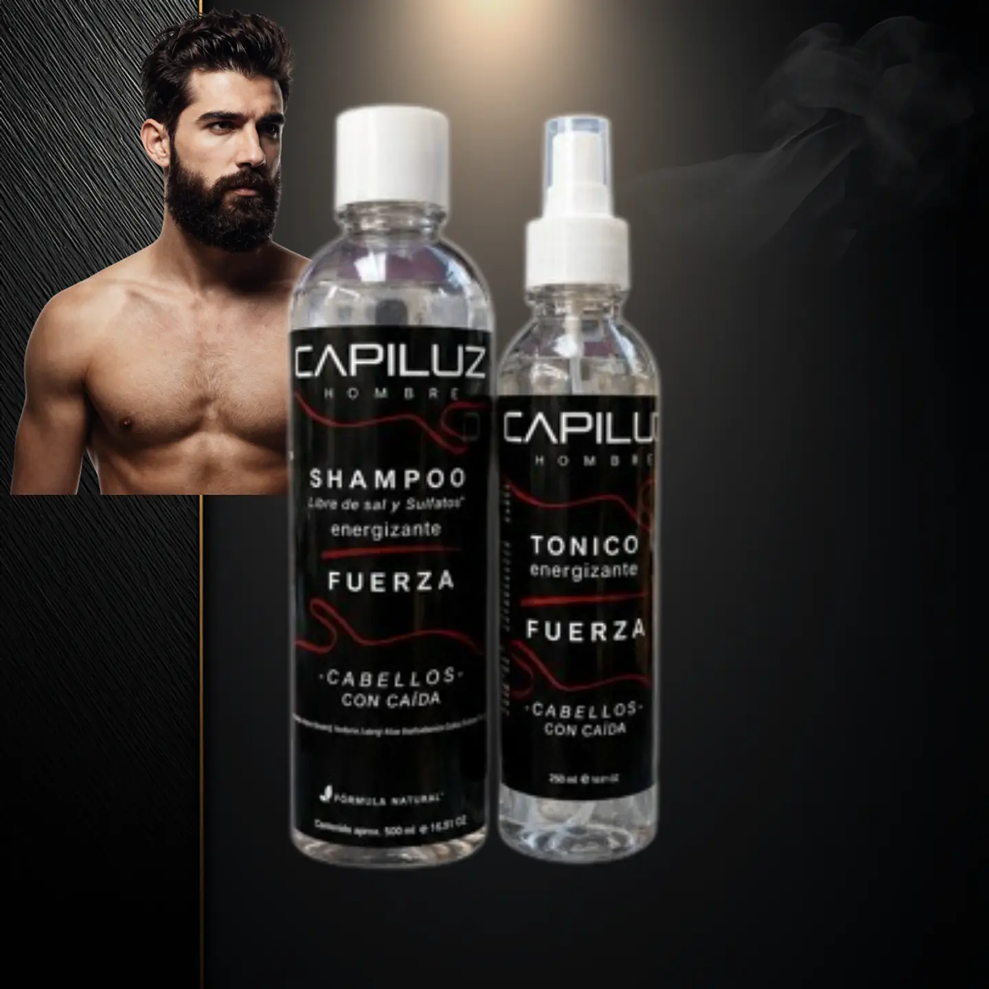 Pack Cuidado Capilar  Anticaida Para Hombres. 3