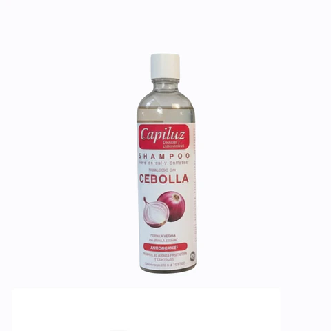 Shampoo Antioxidante de Cebolla libre de sal y sulfatos 