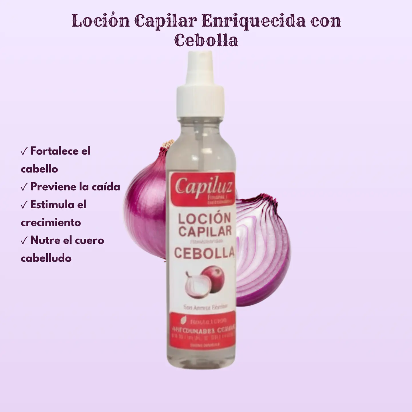 Loción Capilar Enriquecido con Cebolla  3