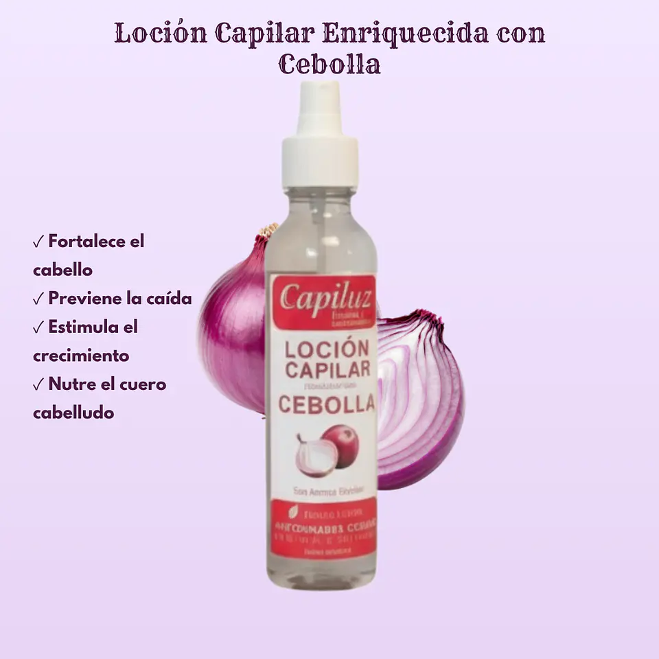 Loción Capilar Enriquecido con Cebolla  3