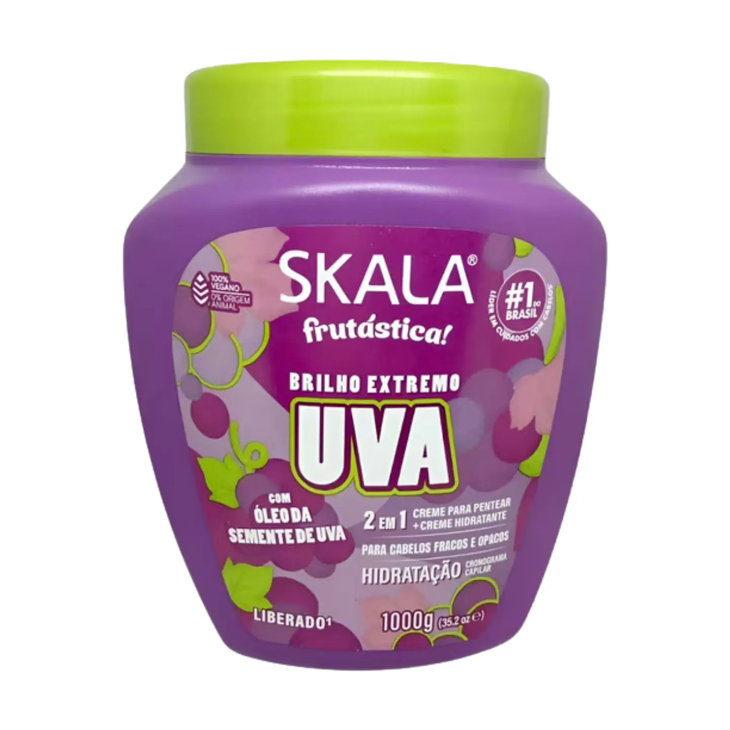 Pack Crema de Peinar, Gel y Aceite Capilar Hidratación Uva Skala 9