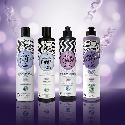 Pack Shampoo, Acondicionador,Crema de Peinar y Gelatina Activadora Ondas increibles