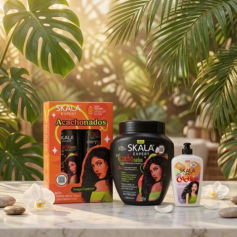 Tripack Shampoo/ A condicionador y gel Acachonados 