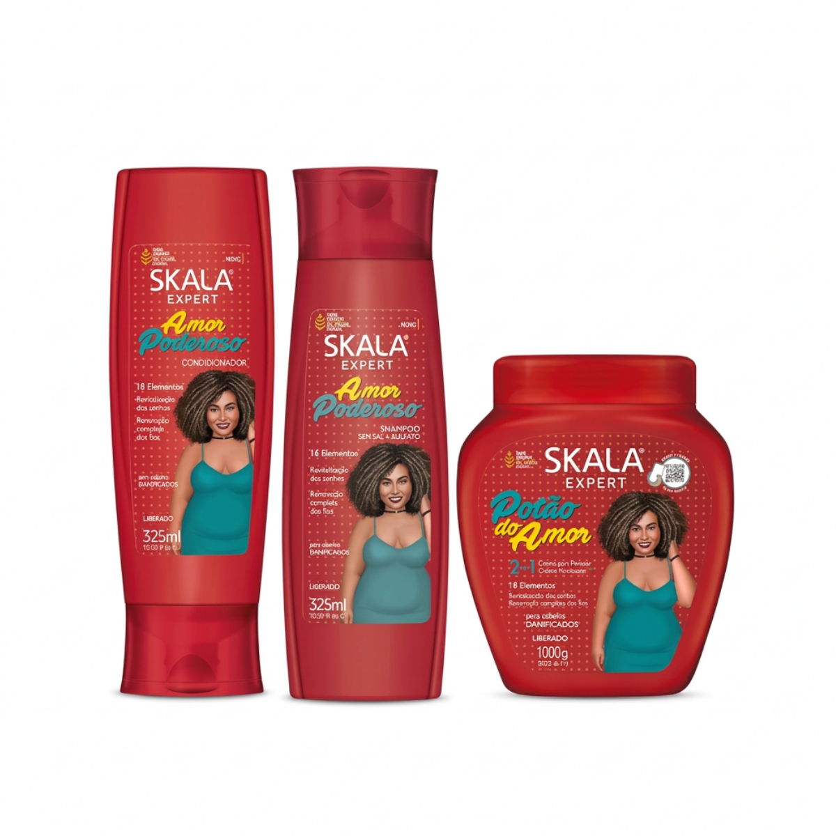 Tripack Shampoo/Acondicionador y Crema de peinar Potao de Amor