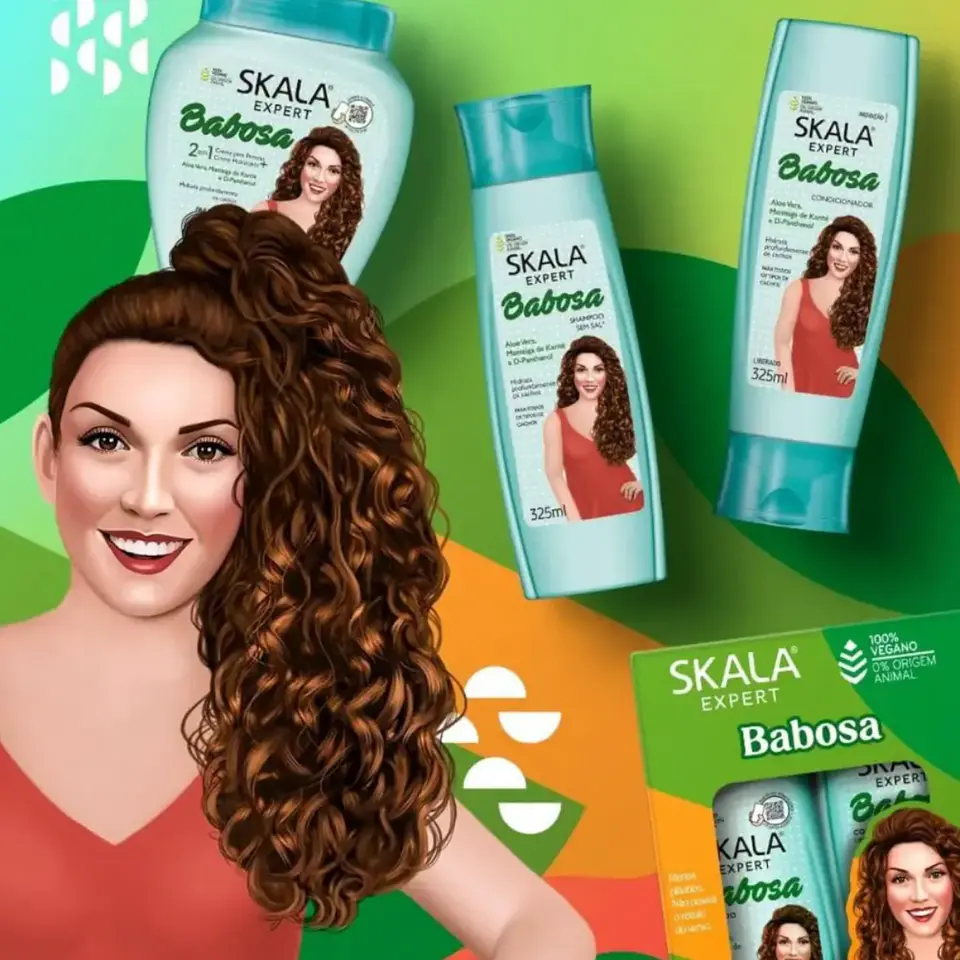 Kit Shampoo y Acondicionador Crema de Peinar Babosa 2