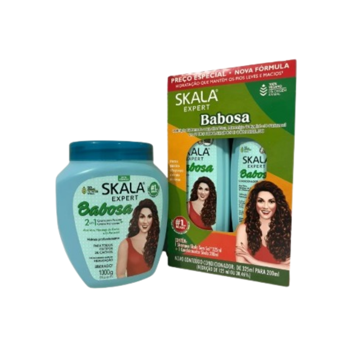 Kit Shampoo y Acondicionador Crema de Peinar Babosa