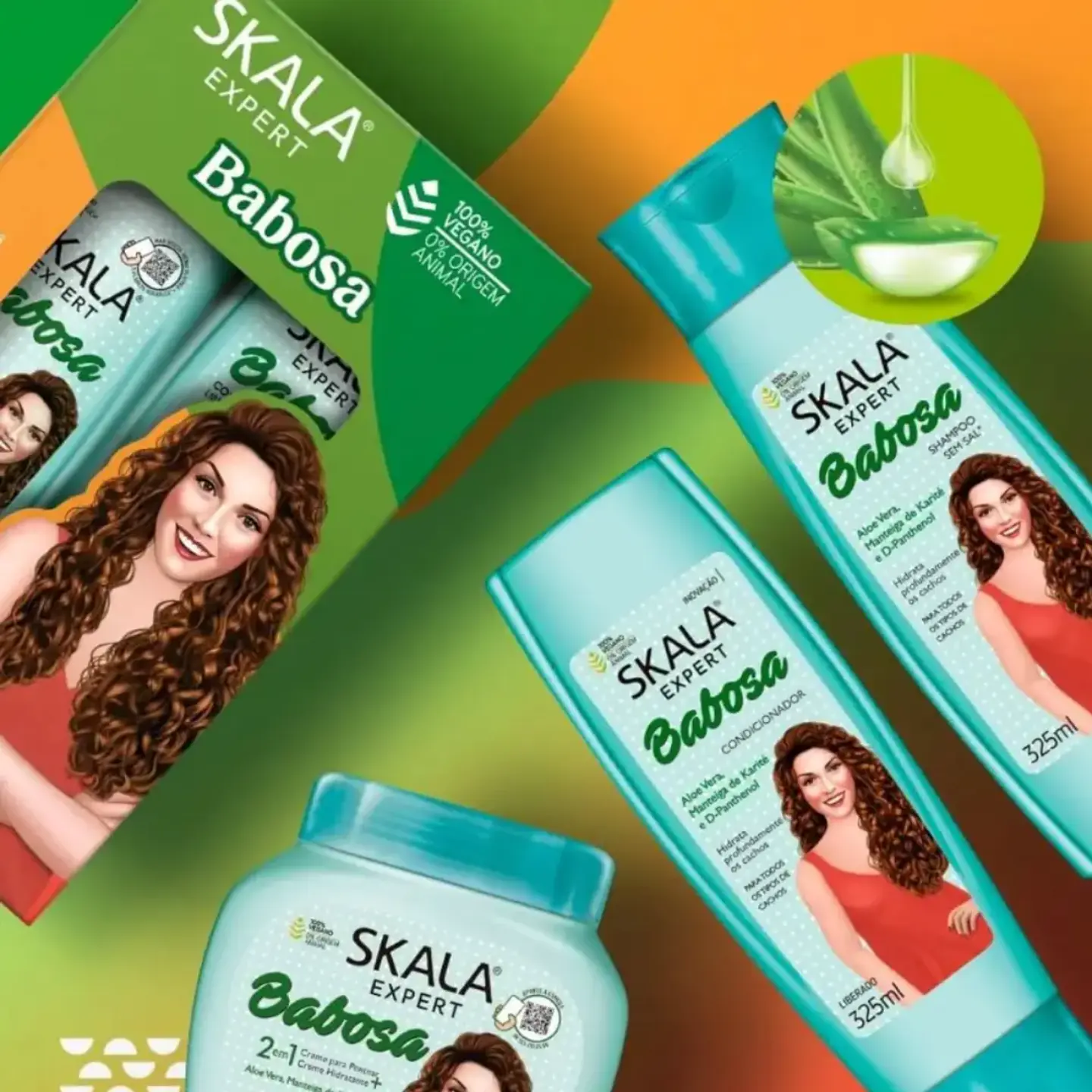 Kit Shampoo y Acondicionador Crema de Peinar Babosa 3