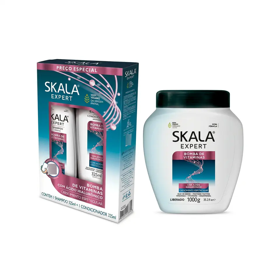 Kit Shampoo y Acondicionador + Mascarilla Capilar Bomba de Vitaminas 1