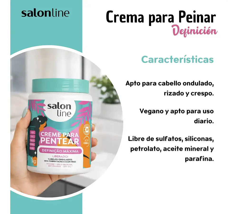 Crema De Peinar Definición Maxima Liberada 1 Kg 6