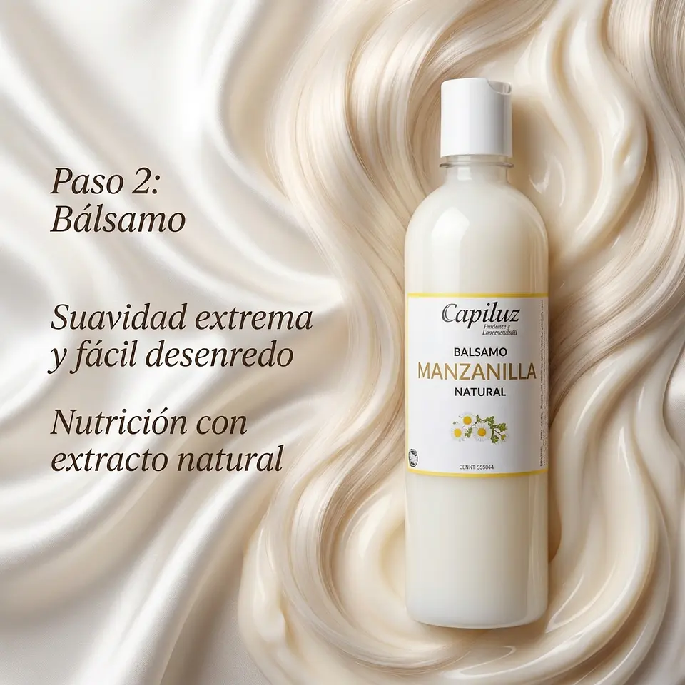 Kit Capiluz Manzanilla Shampoo Acondicionador Y Tónico 3