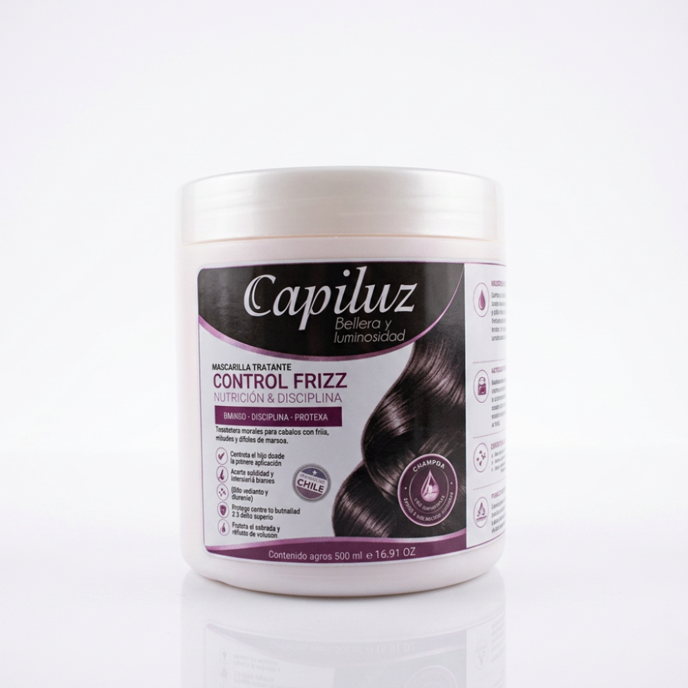 Mascarilla Tratante Control Frizz Nutrición y Disciplina.