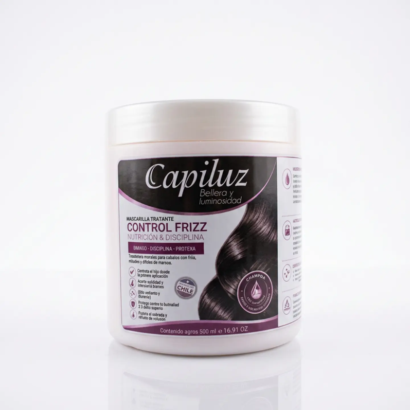 Mascarilla Tratante Control Frizz Nutrición y Disciplina. 1