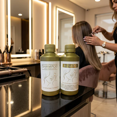   Shampoo + alisante Keratina alisante brasileña 0,4 ! 