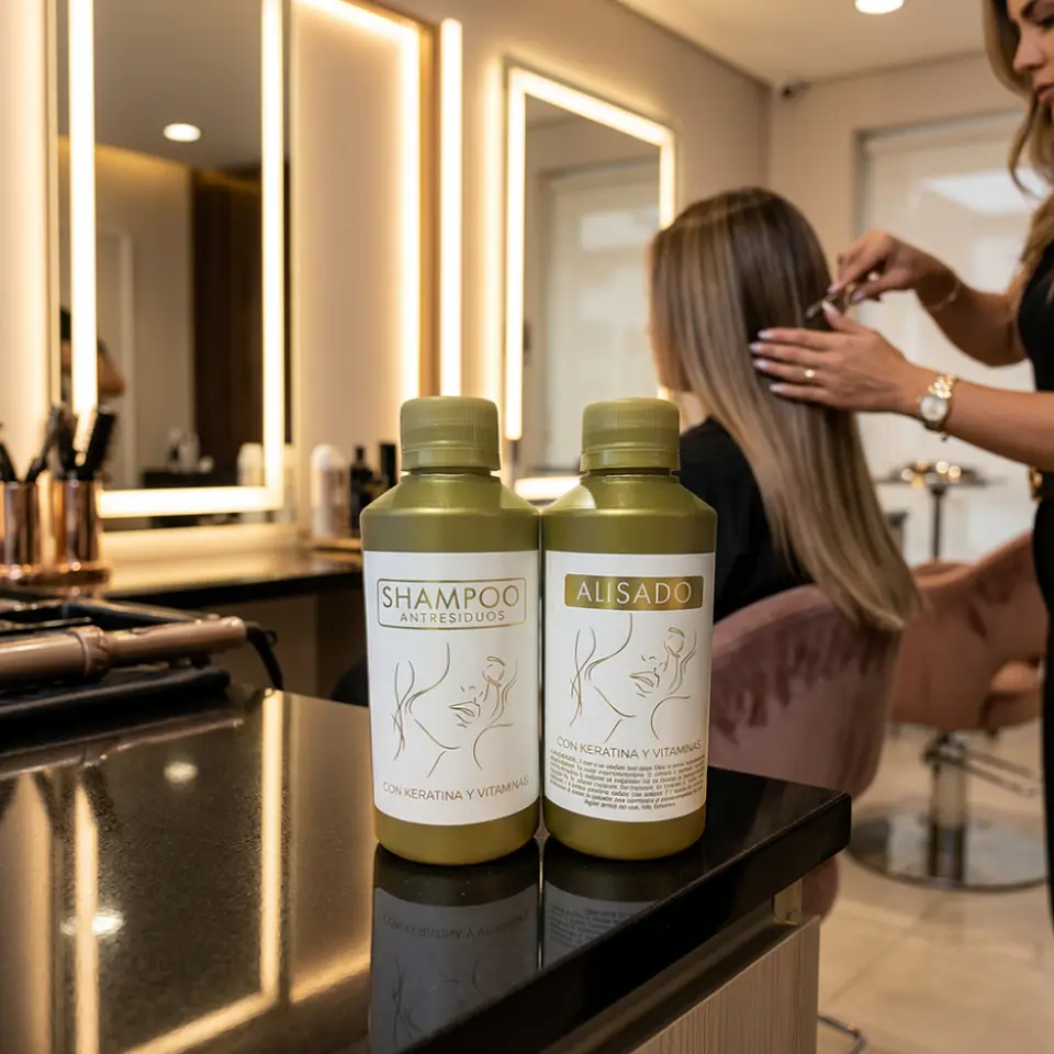   Shampoo + alisante Keratina alisante brasileña 0,4 !  2