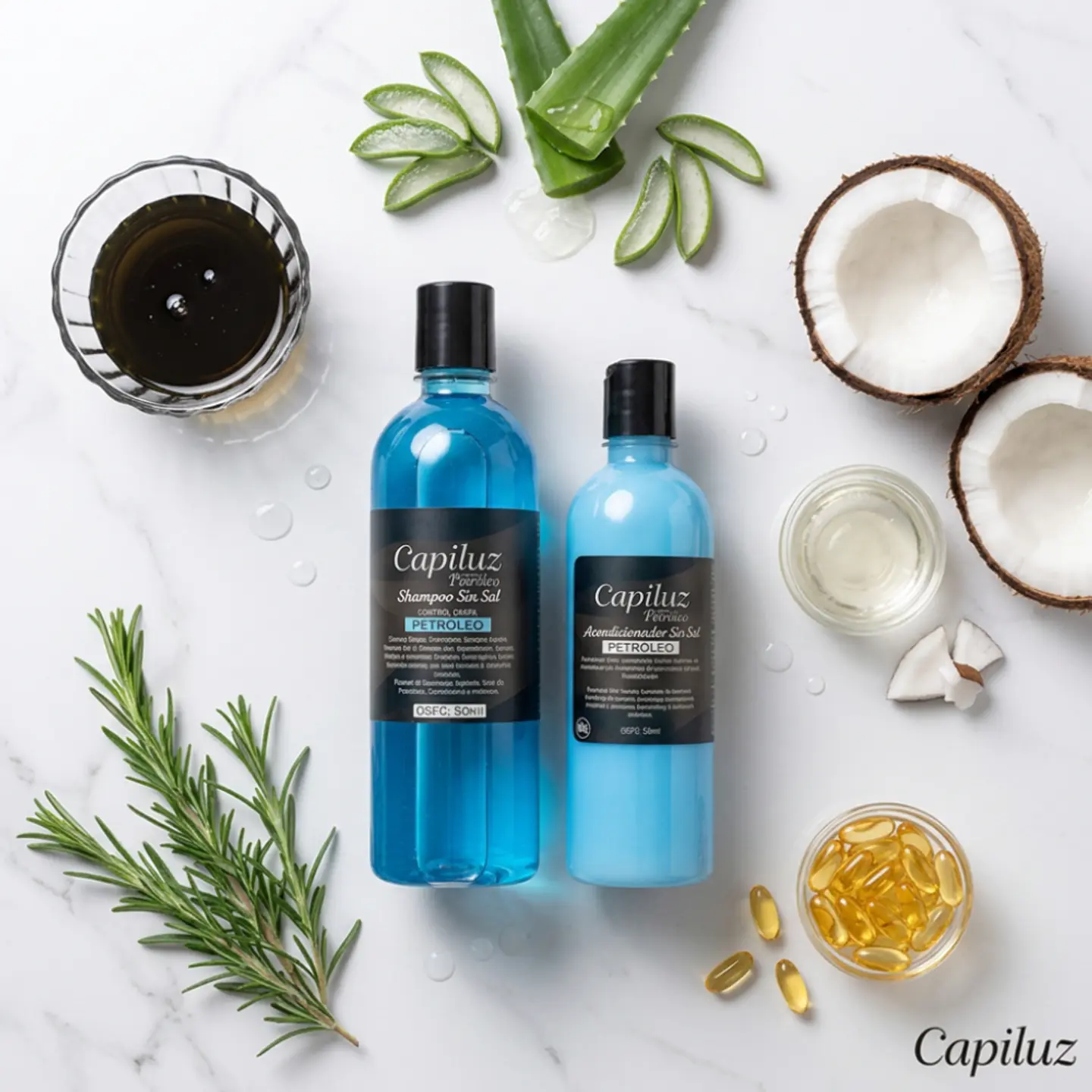 Pack shampoo y Acondicionador Control Caspa Petróleo 2