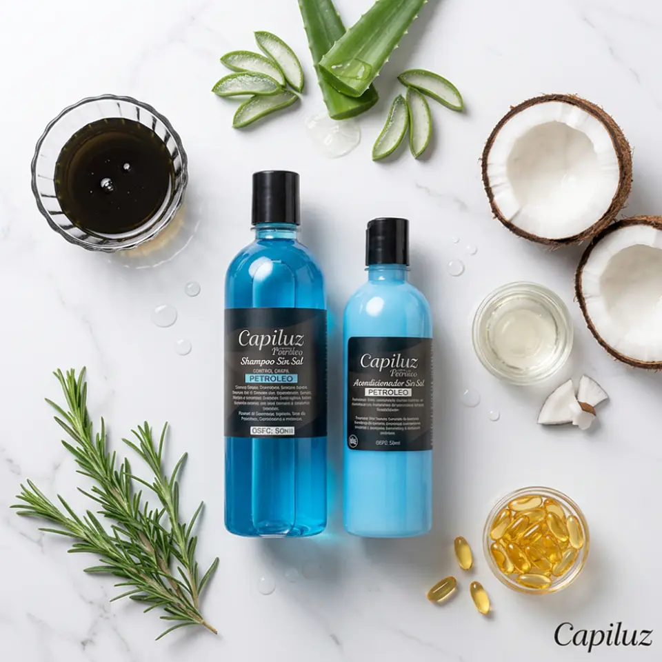 Pack shampoo y Acondicionador Control Caspa Petróleo 2