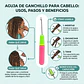 Aguja Crochet Para El Cabello/trenzas/extenciones/peinados - Miniatura 5