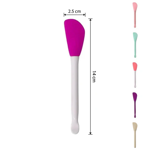 Paleta De Silicona Para extraer Cremas de Peinar o Máscaras 14cm