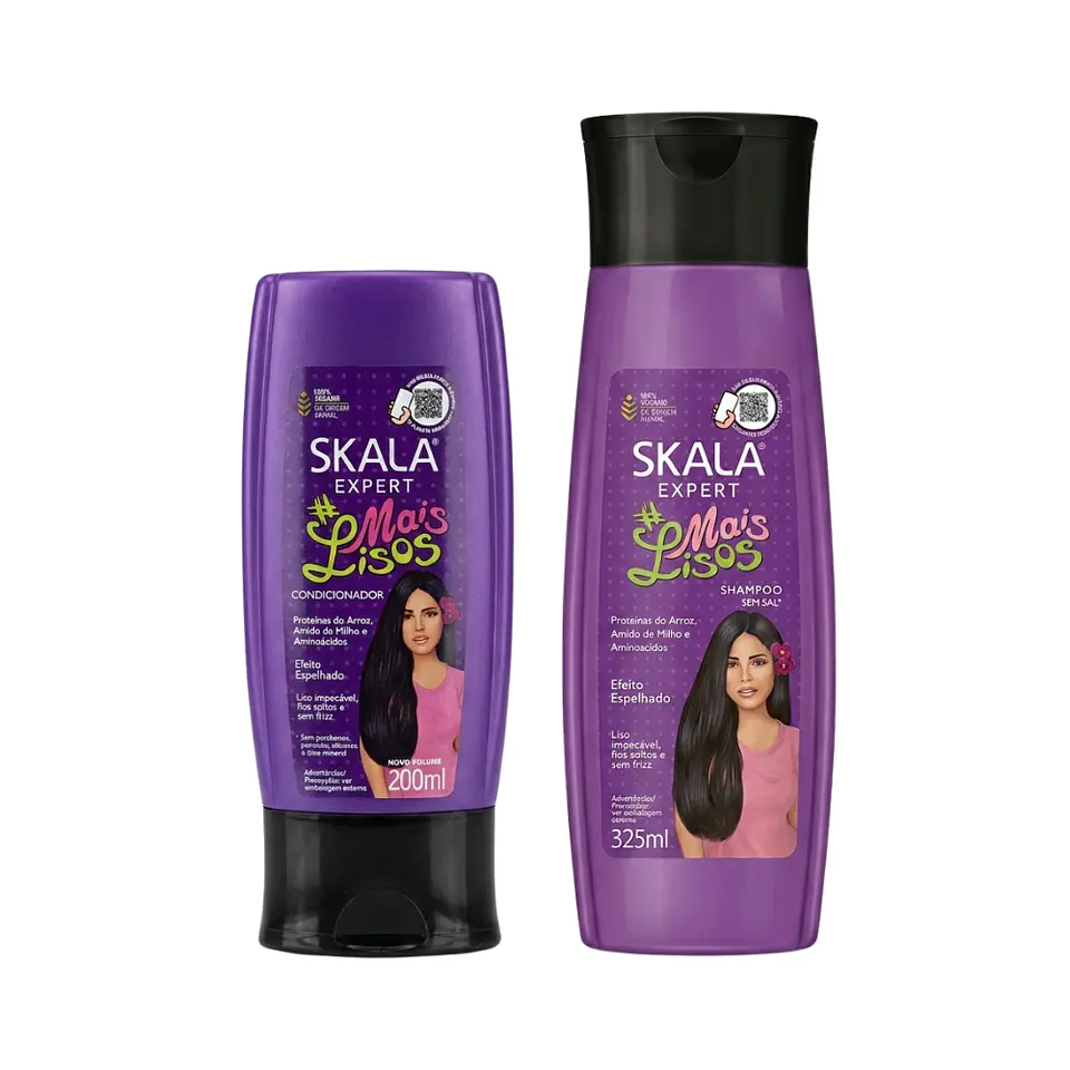 Pack Shampoo + Acondicionador Mais Lisos 525ml 4