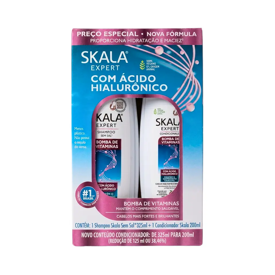Kit Shampoo y Acondicionador + Mascarilla Capilar Bomba de Vitaminas 8