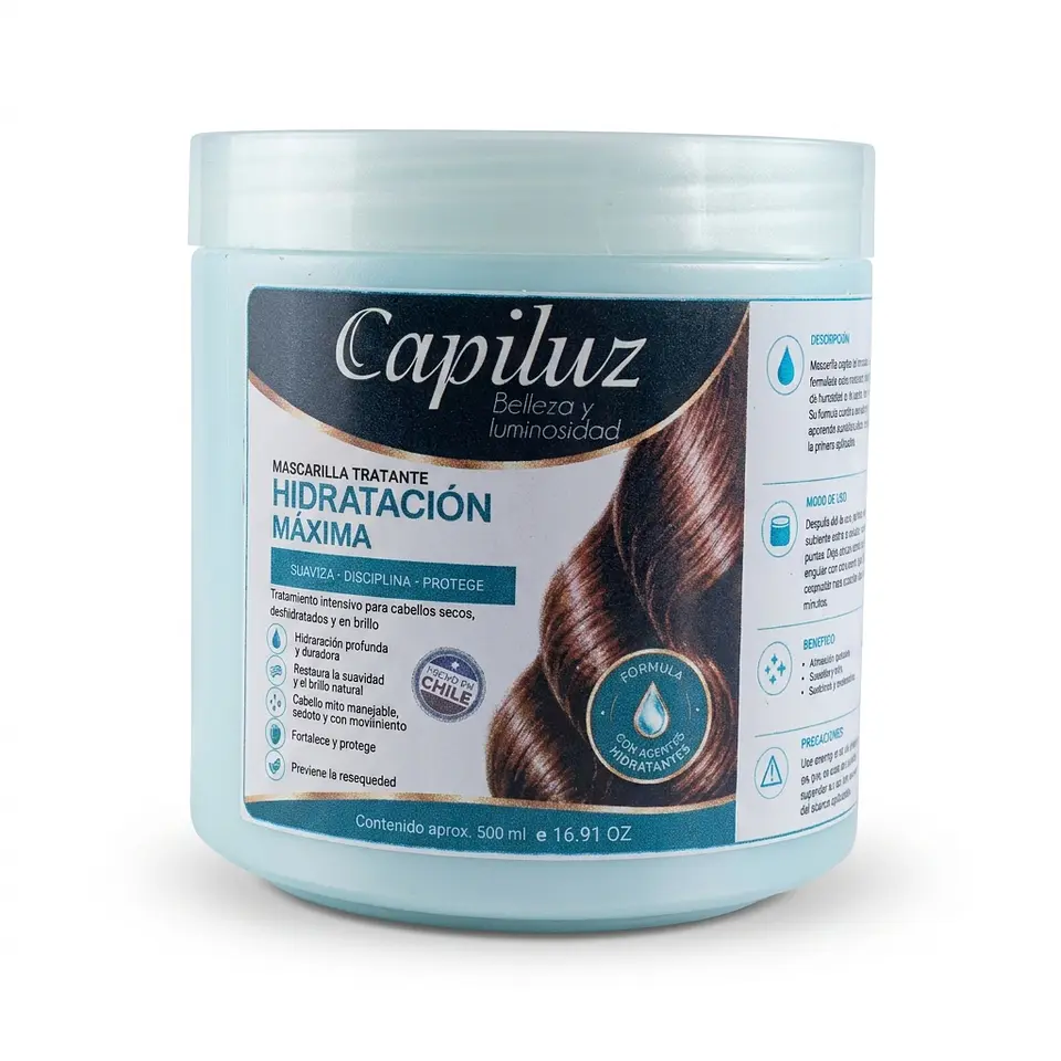 Kit Multiacción Capiluz 5 en 1 | Cuidado Integral para Cabellos Secos Dañados y Rebeldes 7