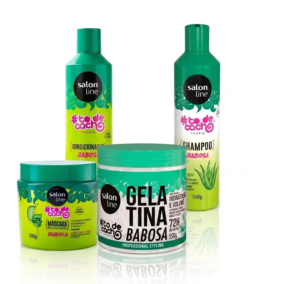 Kit Completo Hidratación Extrema & Definición 72H Babosa Salon Line 1