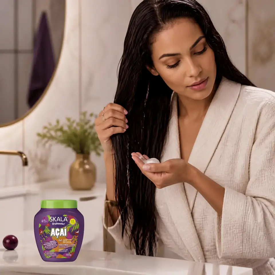 Mascara de Tratamiento Capilar 2 en 1 Acai 2