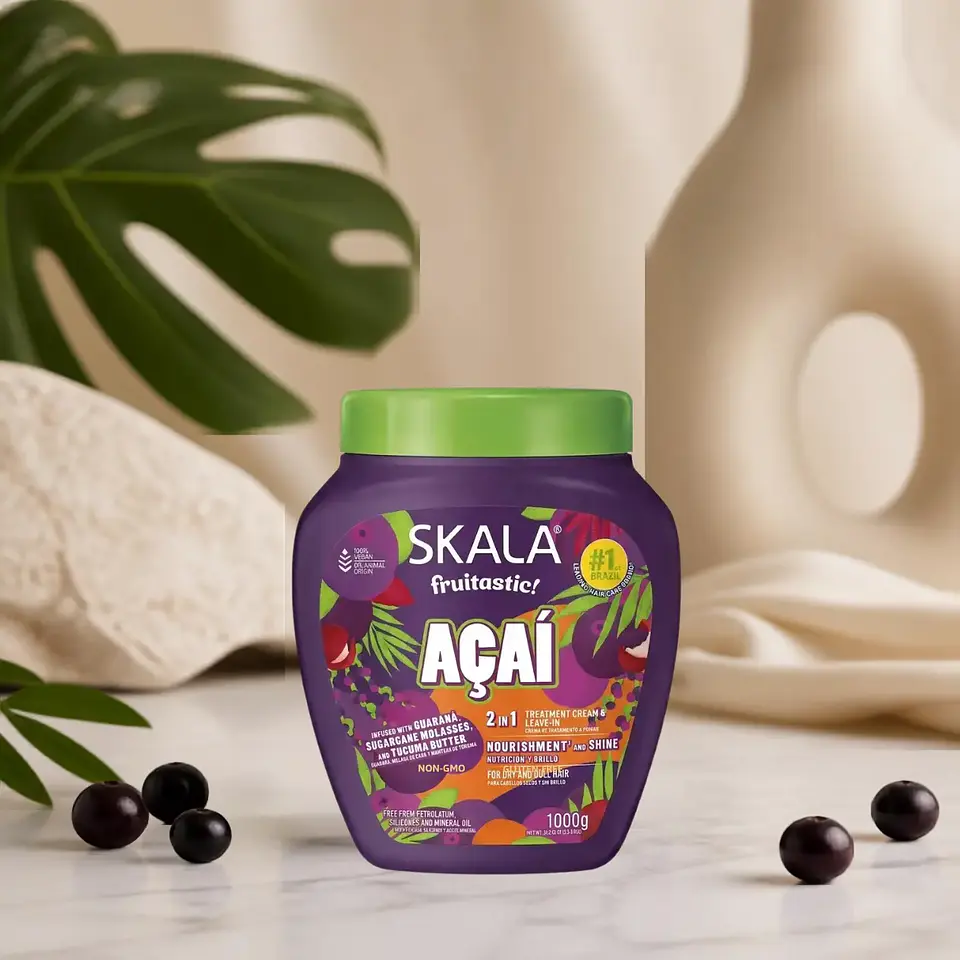 Mascara de Tratamiento Capilar 2 en 1 Acai 3