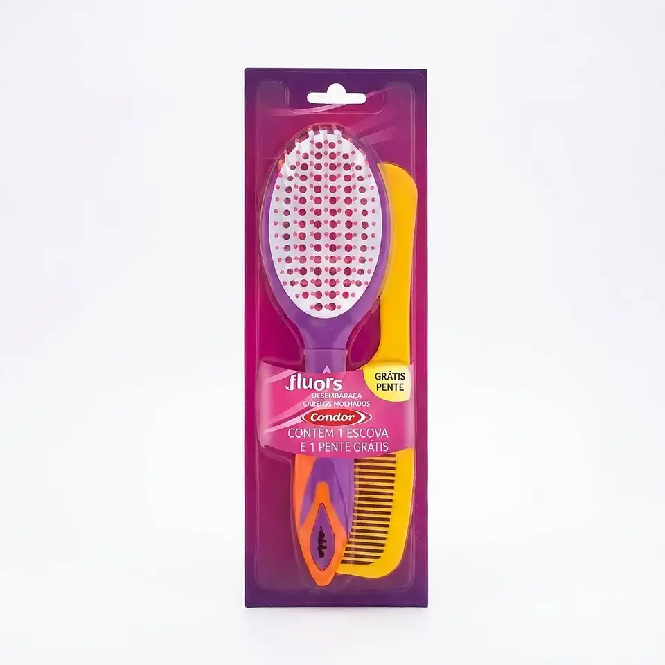 Cepillo Fluors Desendredante para cabello Mojado 4