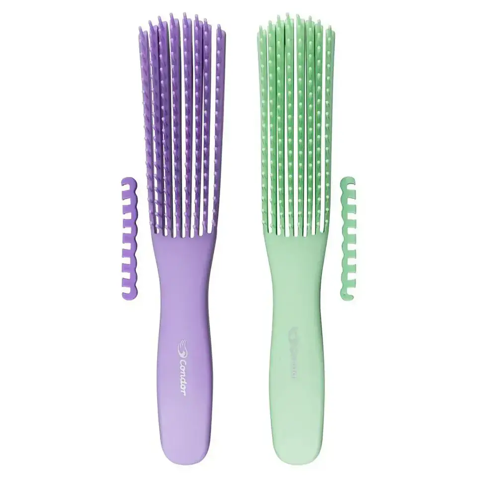 Cepillo Para Cabello Crespo,Rizado e Ondulado Tipo  Pulpo  Condor 2