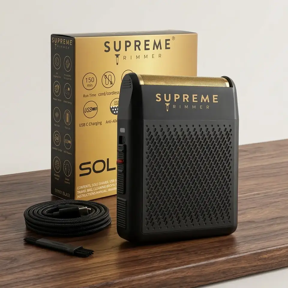 Afeitadora Shaver Supreme Trimmer Solo +  Clipper oil  6