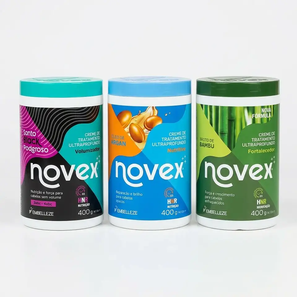 Rutina de Recuperación Total Novex: Fuerza, Nutrición y Brillo Extremo 1