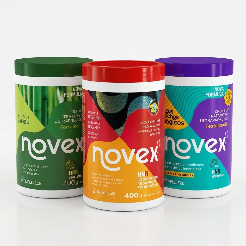 Kit Recuperación y Rizos Novex: Nutre, Define y Fortalece