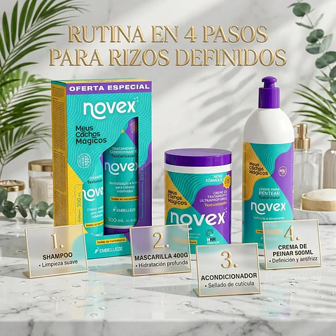 Pack Meus Cachos Magicos Novex 