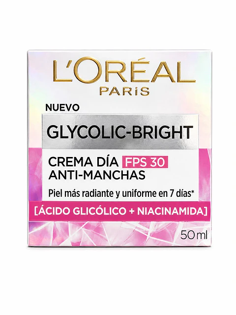 Crema de Día Anti-Manchas L'Oréal Paris Glycolic-Bright