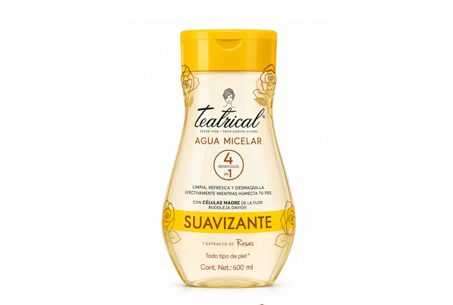 TEATRICAL AGUA MICELAR SUAVIZANTE 4 EN 1 1