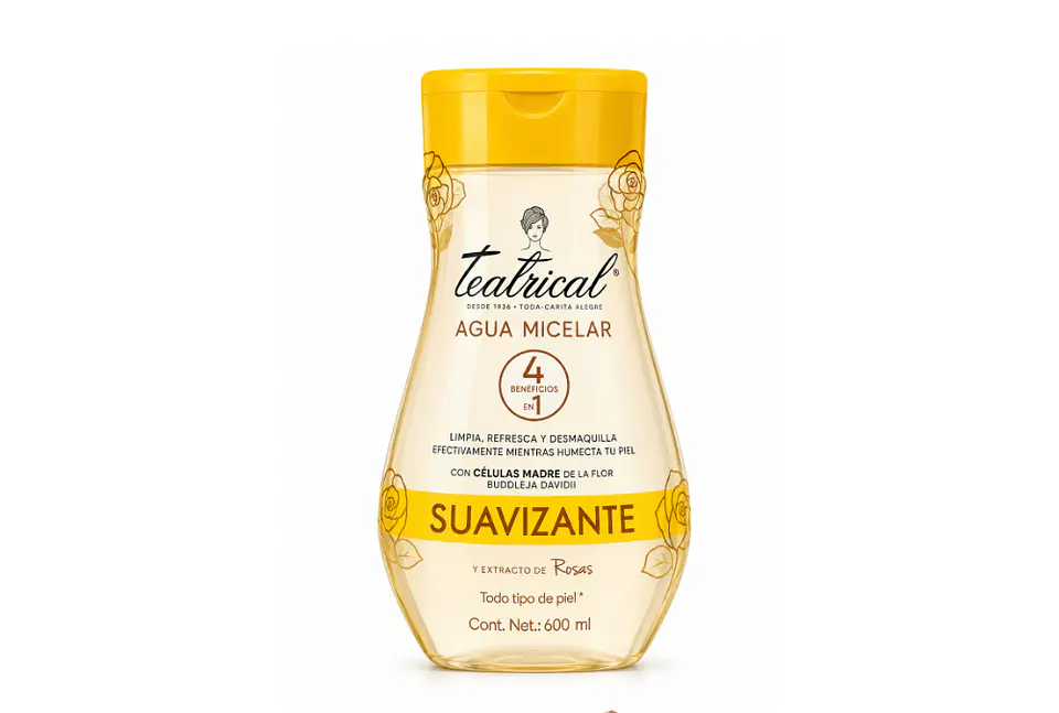 TEATRICAL AGUA MICELAR SUAVIZANTE 4 EN 1 1