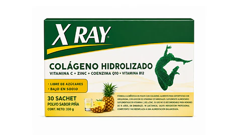 X RAY COLÁGENO HIDROLIZADO EN POLVO SABOR PIÑA