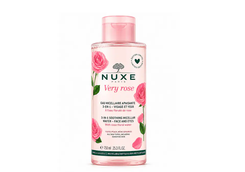NUXE AGUA MICELAR CALMANTE VERY ROSE 1