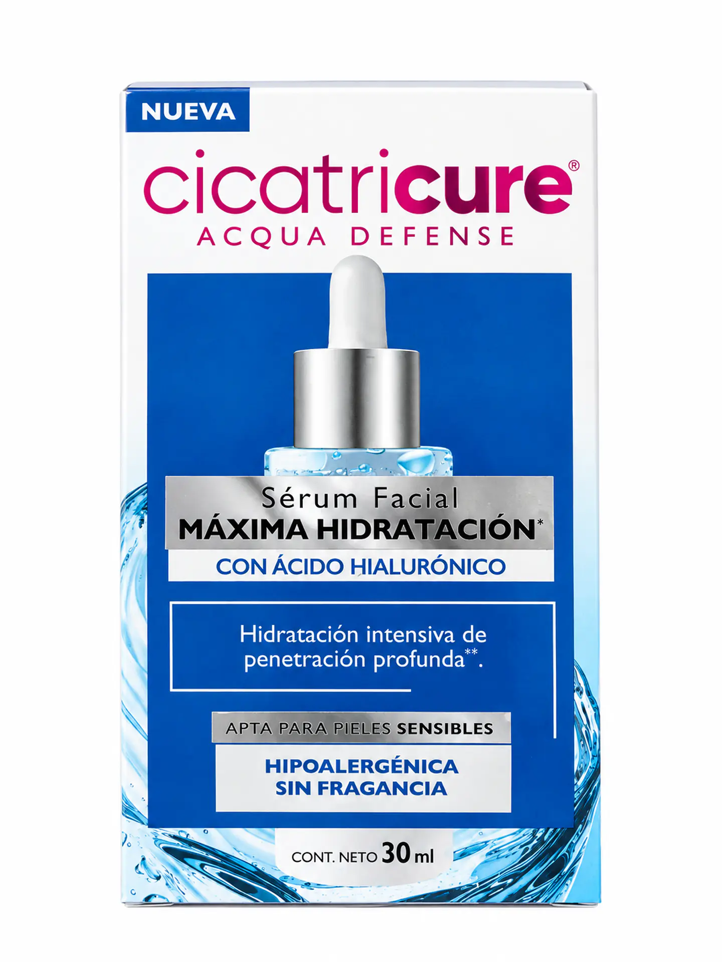  Cicatricure Acqua Defense Sérum Facial con Ácido Hialurónico 30 ml 1