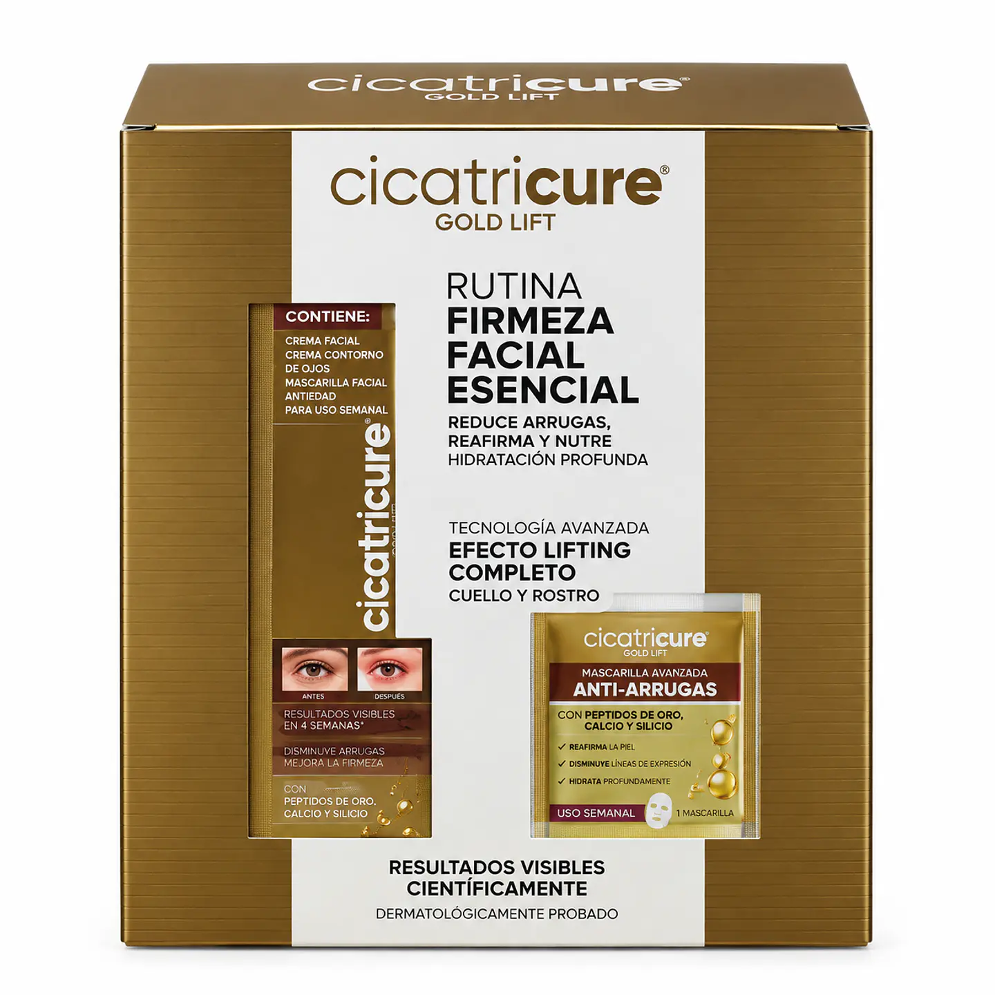 PACK RUTINA FIRMEZA ESENCIAL CONTORNO Y CREMA GOLD  1