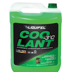 REFRIGERANTE COOLANT -3 VERDE ANTICORROSIVO ANTIINCRUNSTANTE 10 LITROS