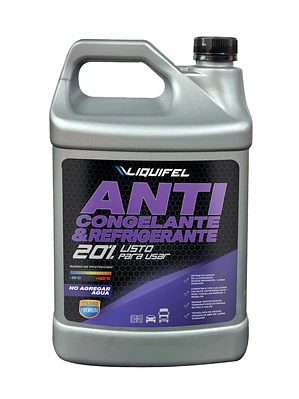 ANTICONGELANTE & REFRIGERANTE 20% 4 LITROS