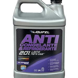 ANTICONGELANTE & REFRIGERANTE 20% 5 LITROS