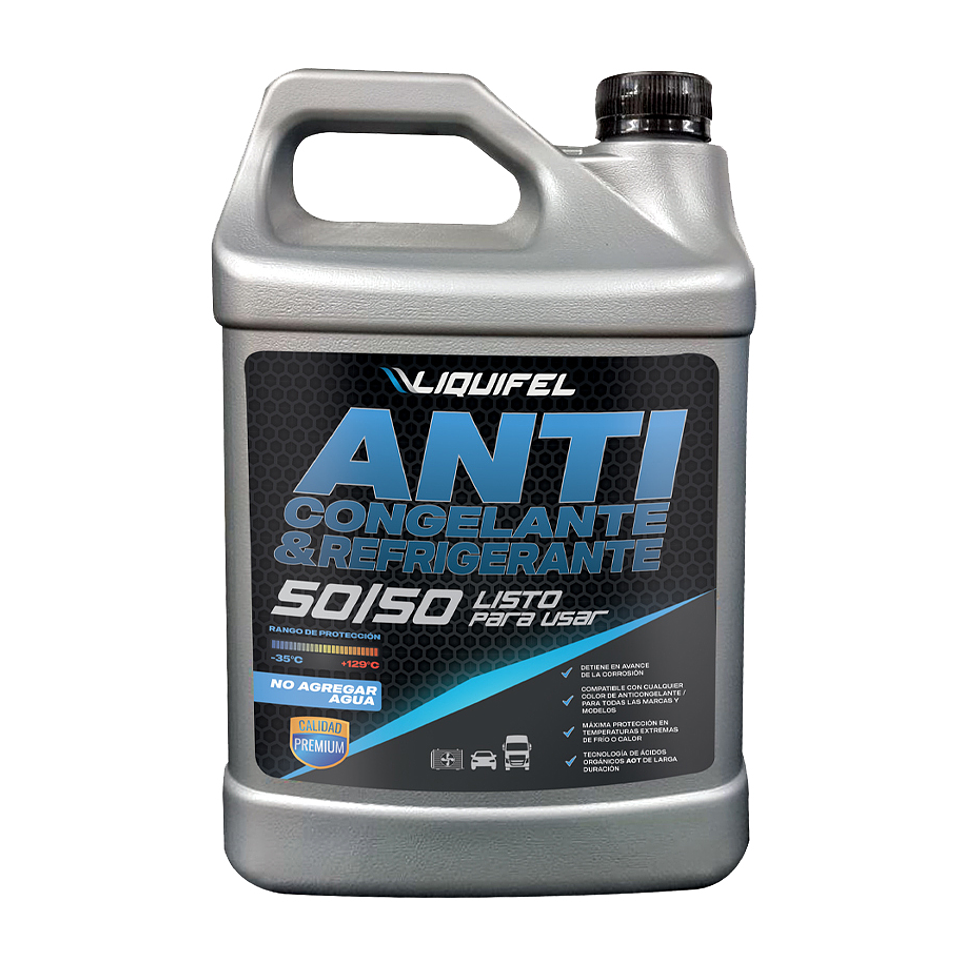 ANTICONGELANTE & REFRIGERANTE 50/50 4 LITROS 1