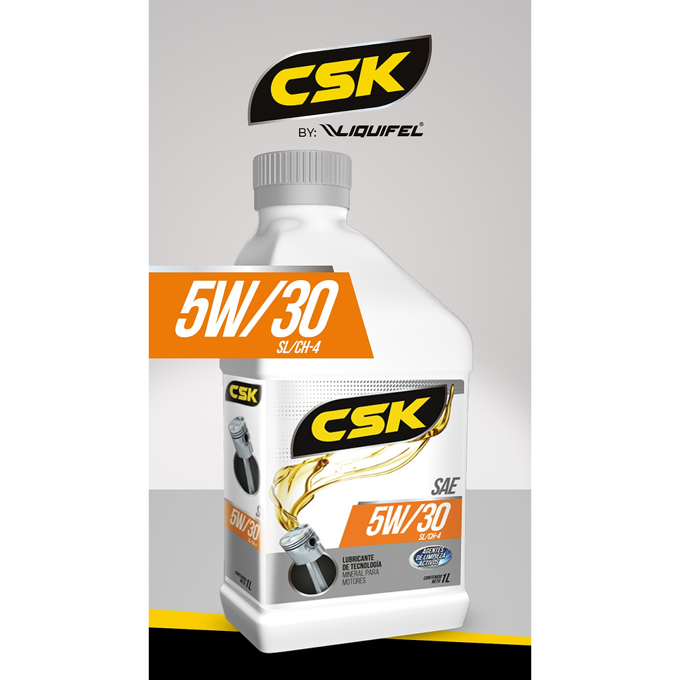 ACEITE PARA MOTOR SINTETICO 5W/30 1 LITRO 2